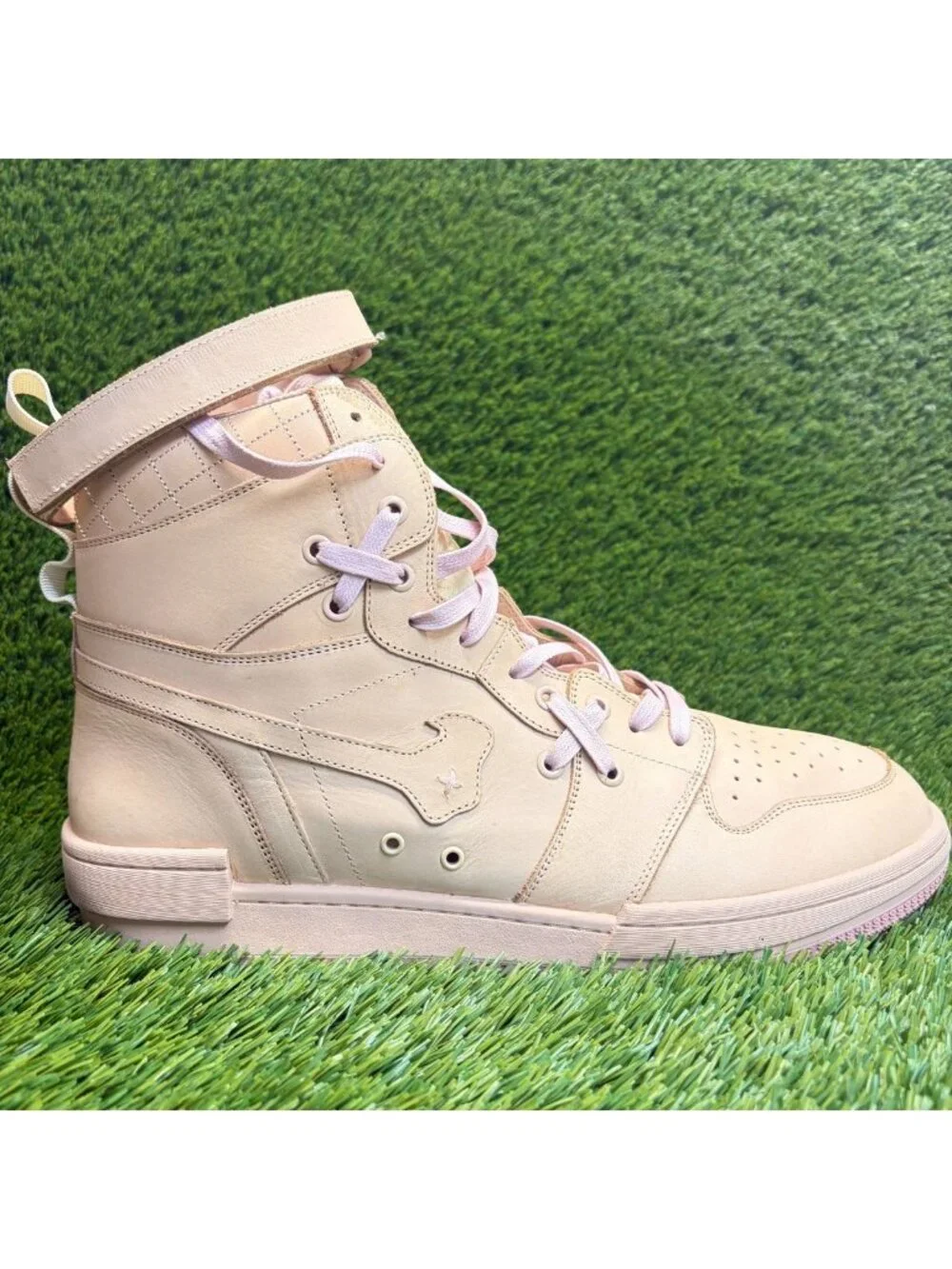 SIA Collective D.1.Y Vegtan High Mens Size 14 Beige Pink Casual Classic Boots